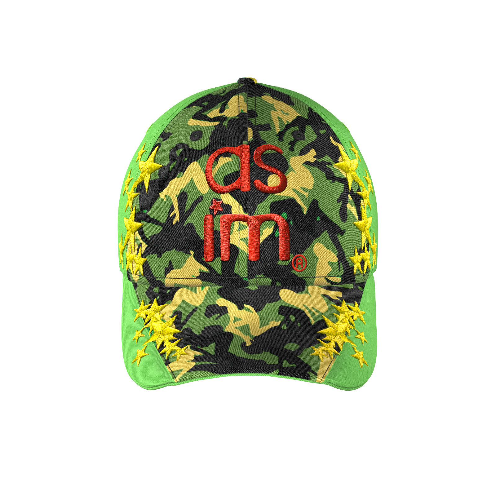 Rasta Stargirl Camo Cap