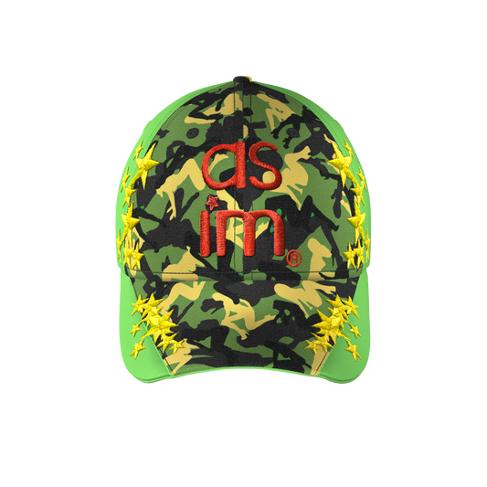 Rasta Stargirl Camo Cap