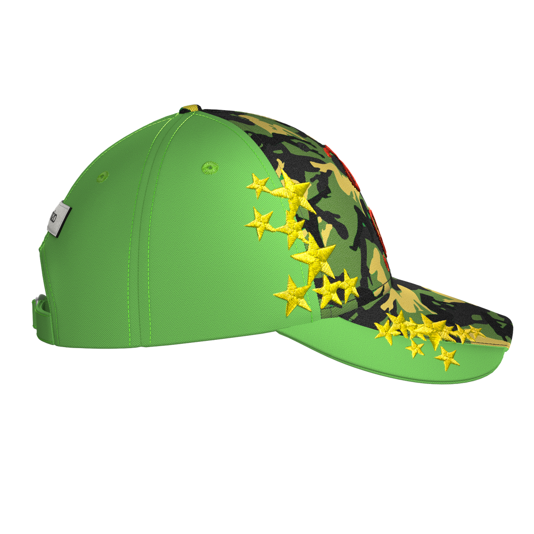 Rasta Stargirl Camo Cap
