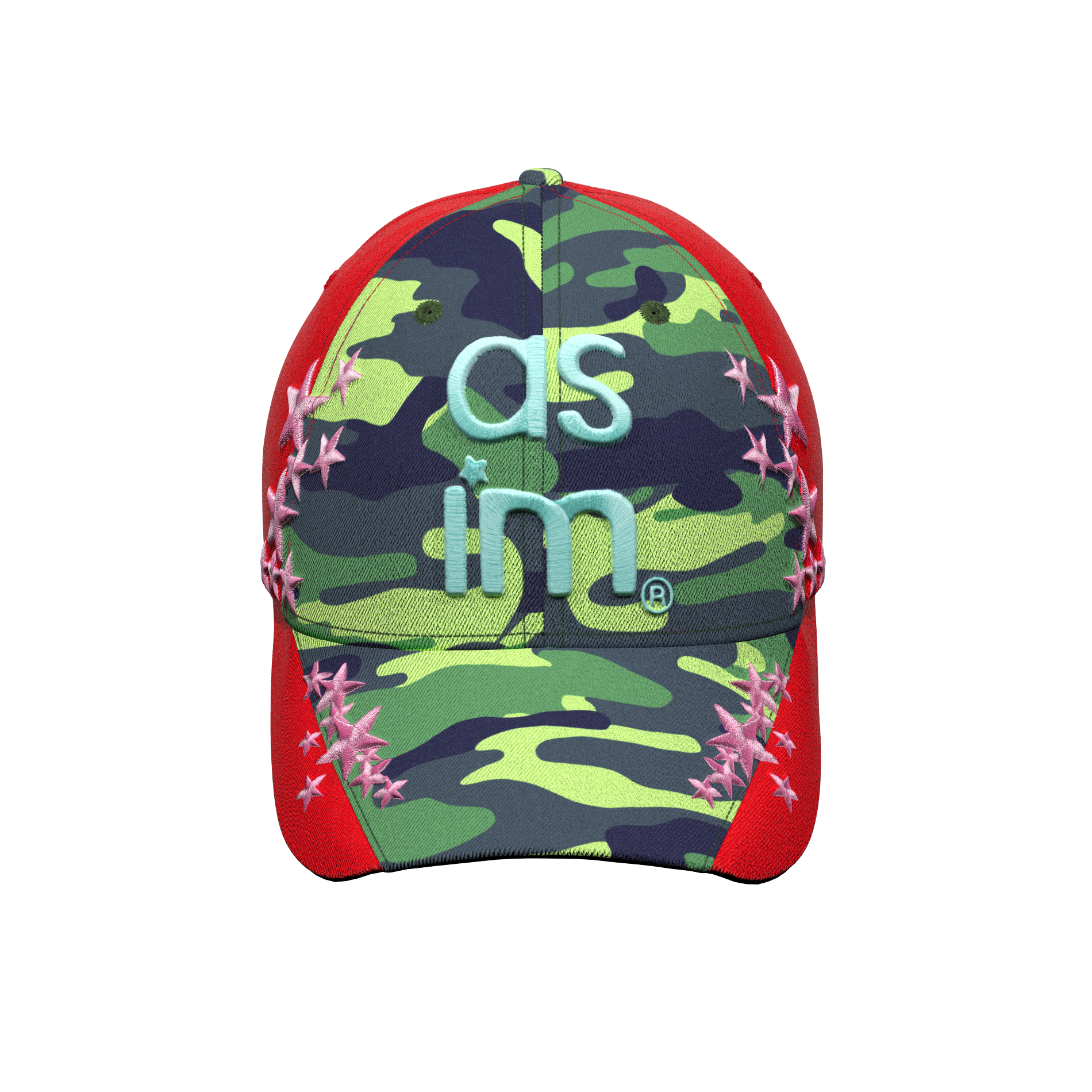 Ice Cherry Starcamo Cap