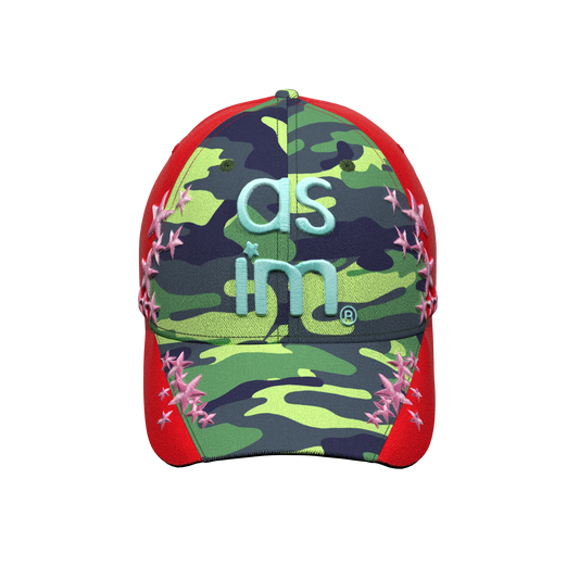 Ice Cherry Starcamo Cap