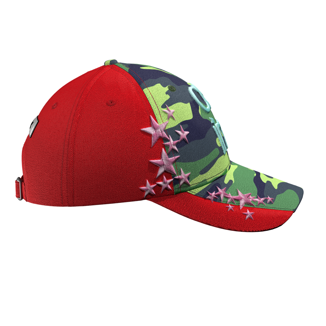 Ice Cherry Starcamo Cap