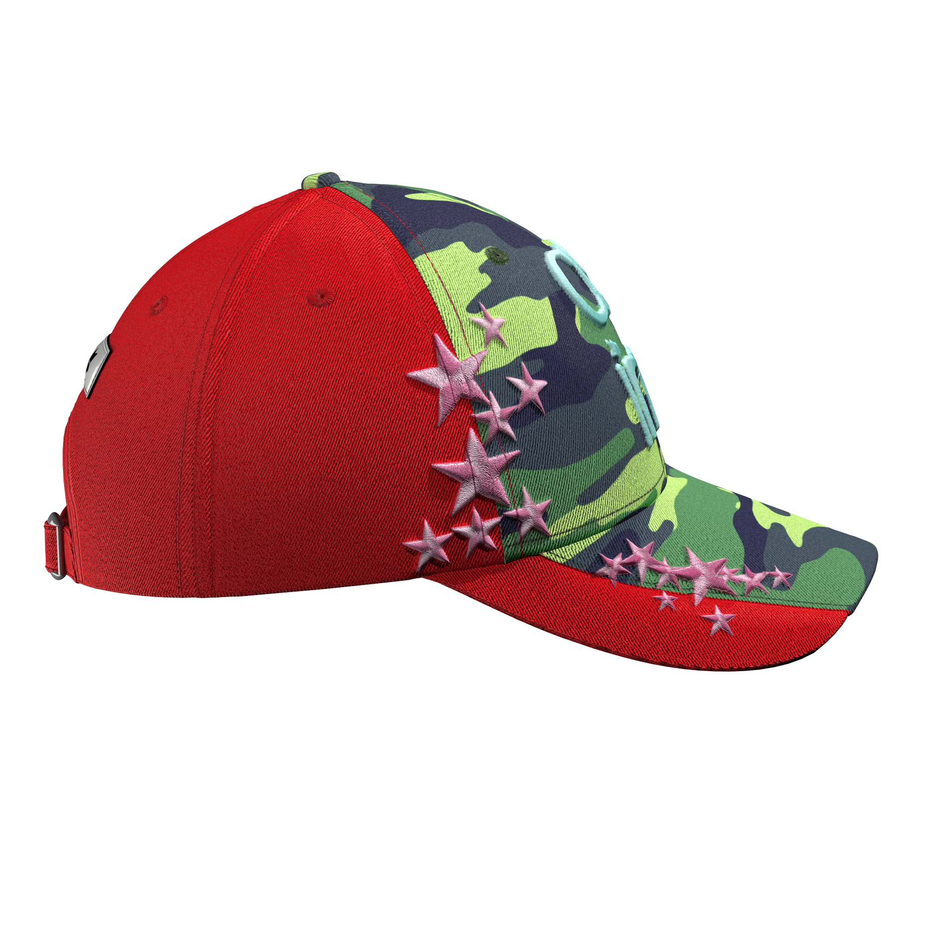 Ice Cherry Starcamo Cap