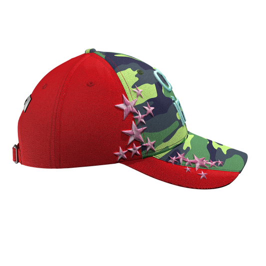 Ice Cherry Starcamo Cap